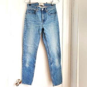 Everlane Blue Jeans, Women's High Rise Cotton Jeans, Size 26